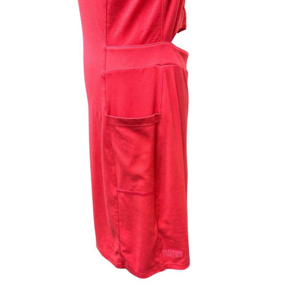 Smartwool Active Tank Dress Merino Wool SW016944 Pink Size M Peekaboo Back. - Picture 5 of 9